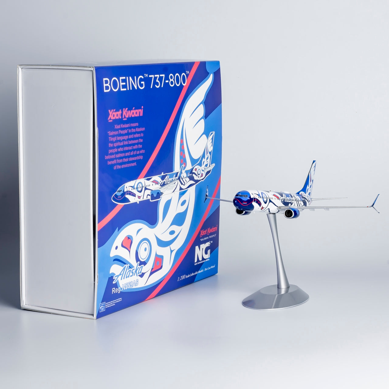 1/200 Alaska Airlines Boeing 737-800 N559AS NG08001 - cover
